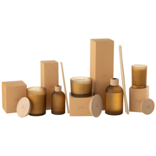 J-Line Bâtonnets parfumés Accords Essentiels - Santal Satiné - jaune - 550ml