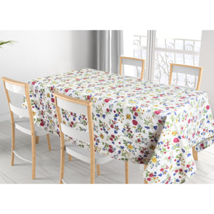 Tovaglia Cucina In 100% Cotone Made In Italy Disegno Mazzolino 140x140