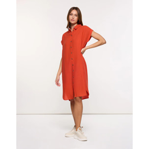 Vestido Midi Naranja - Bayo