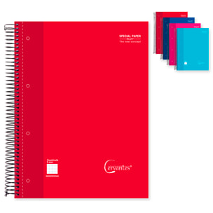 PACK 5 UNITÀ QUADERNO EXTRADURA A4 120 FOGLI QUADRATI