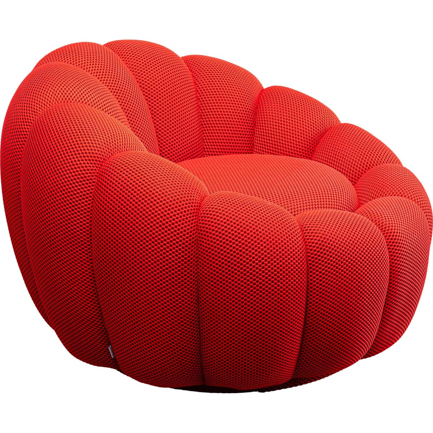 Fauteuil pivotant Peppo Bloom rouge Kare Design