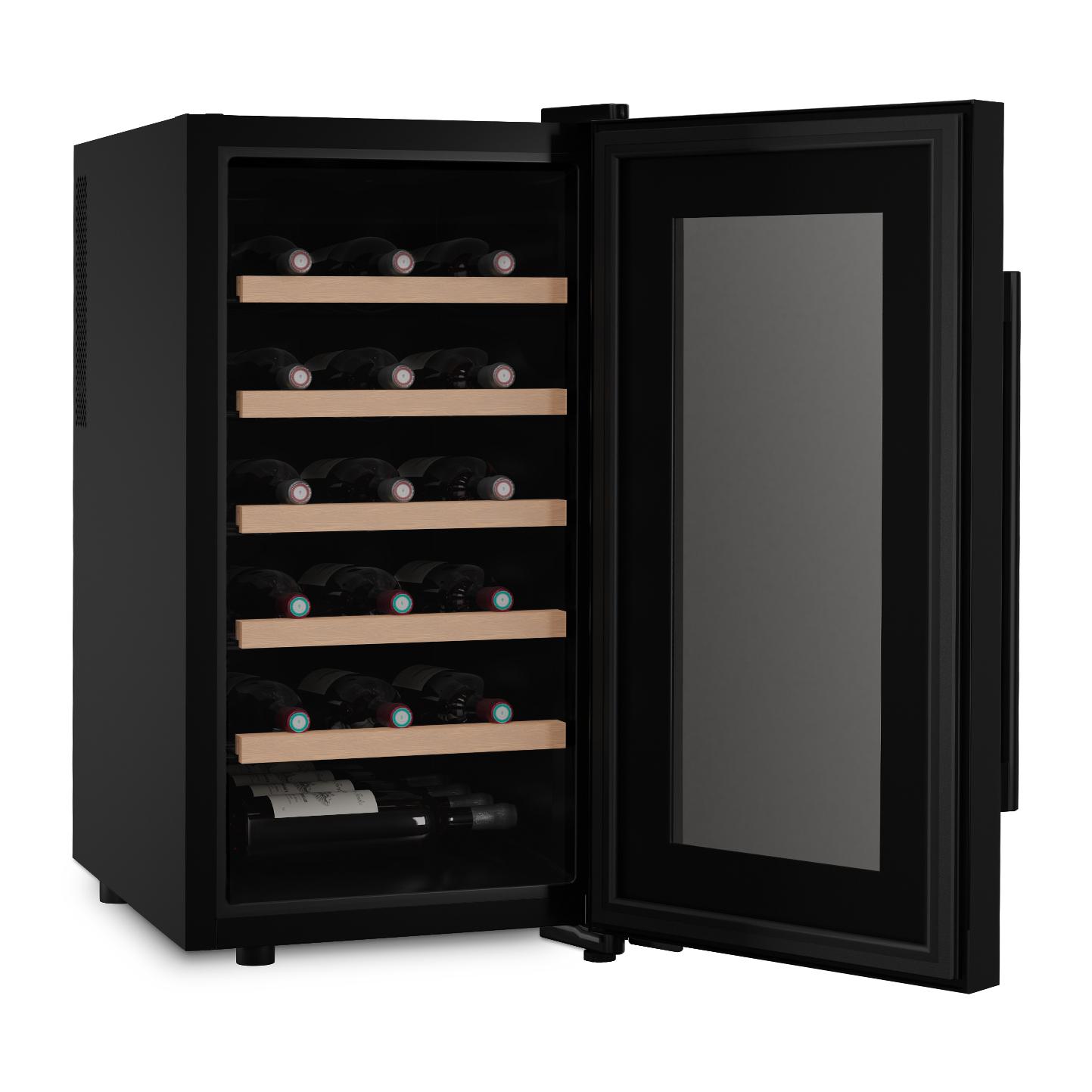 Vinoteca CAVCB18, Les Petits Champs, 18 botellas, 50L, 5 bandejas, digital, 26dB, 70W