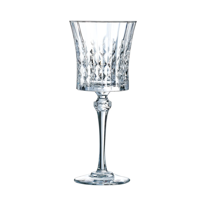 4 copas 27 cl Lady Diamond - Cristal d'Arques