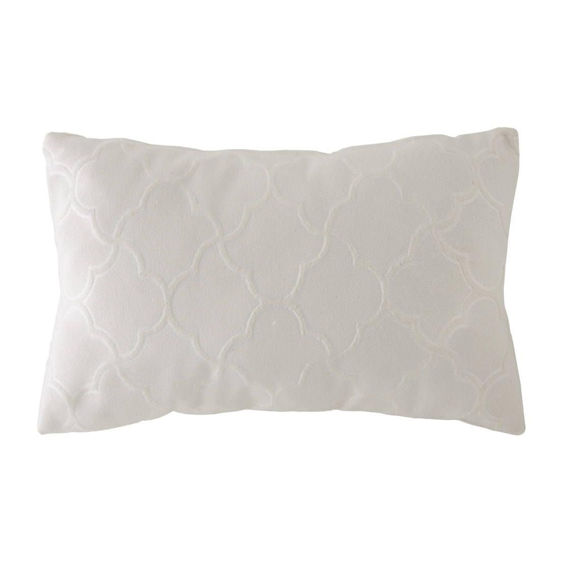 Lot de 2 housses de coussin jacquard DORYA-B 30x50 cm écru