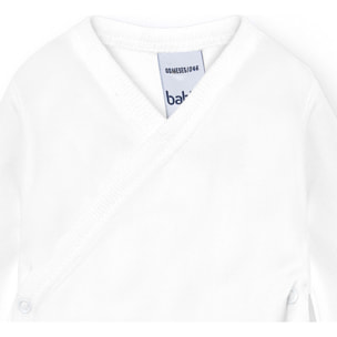 Body cruzado bebé manga larga bambú