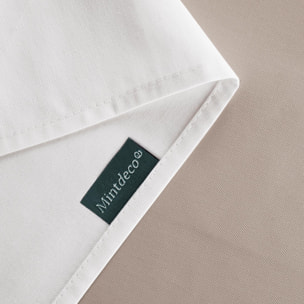 Nappe anti-taches DUO BEIGE - en 100 % coton