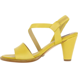 Sandalias con tacón S995 RESTORED SKIN CEYLON YELLOW/ MONTUA color Ceylon yellow