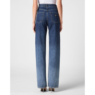 PHILIPP PLEIN Jeans a gamba ampia