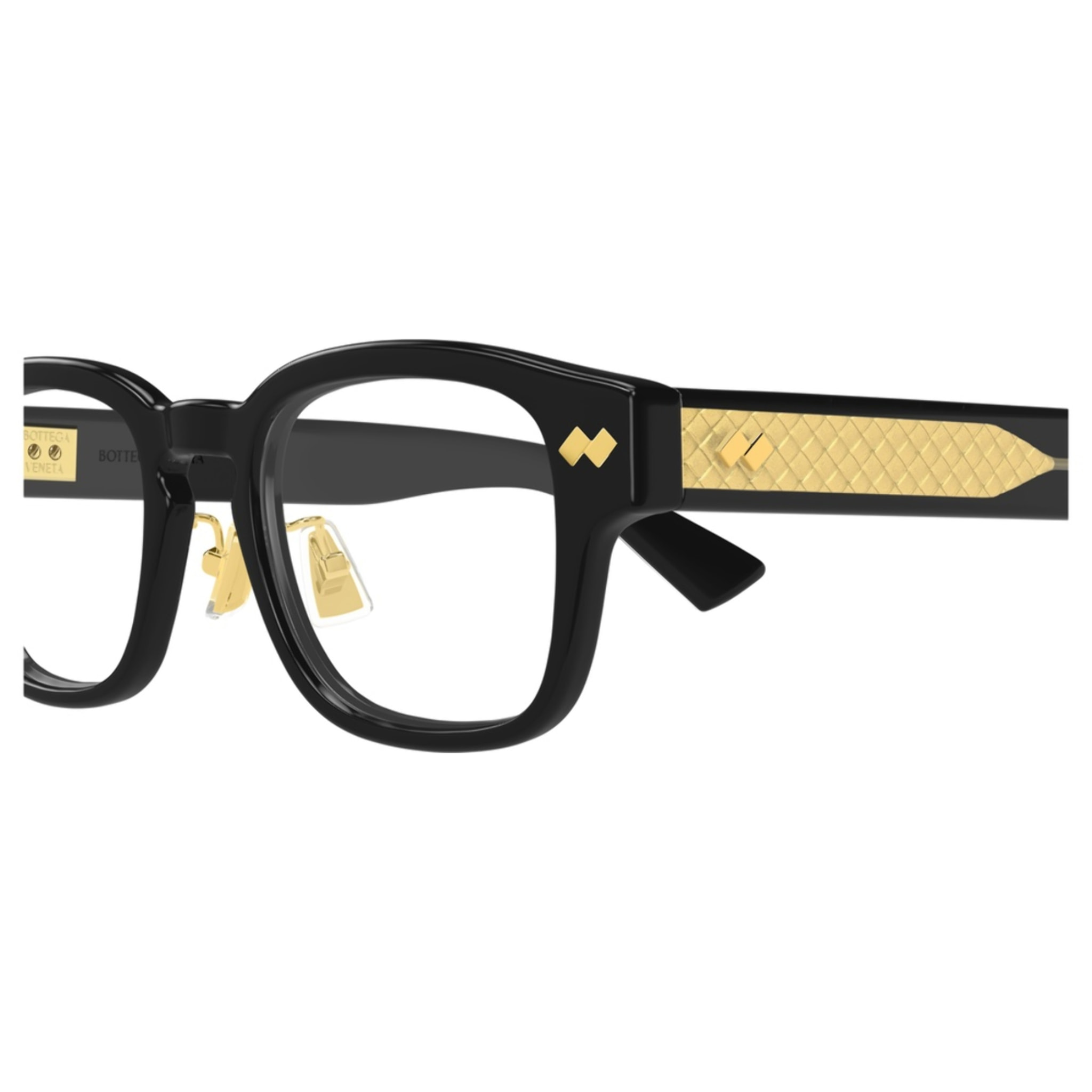 Gafas de Vista Bottega Veneta BV1404OA-001 de Acetato Hombre 50 mm