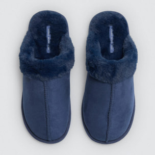 Pantofole basicohe con pelliccia