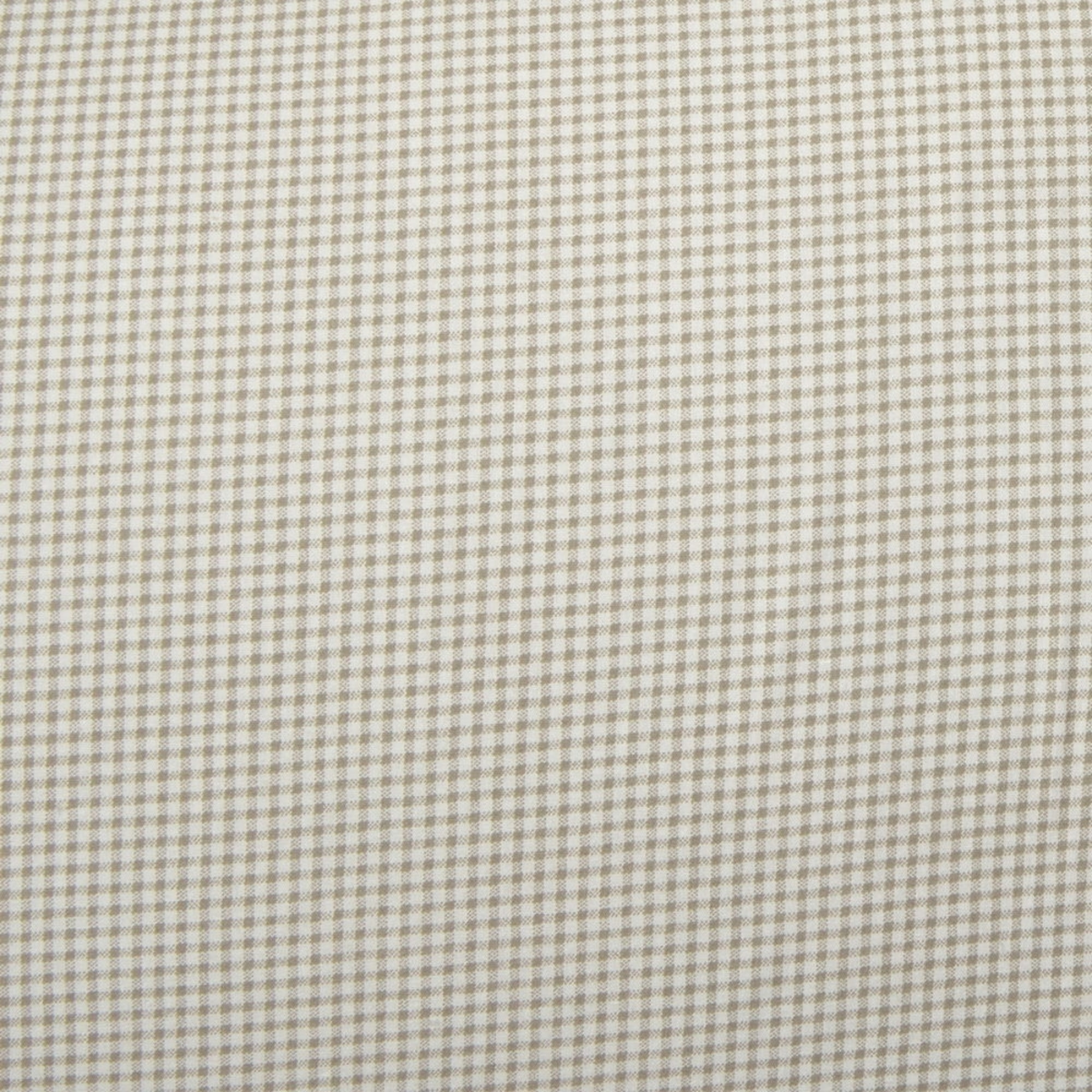 Funda de almohada de algodón 180 hilos cuadros vichy Gropat color gris piedra 100% Algodón