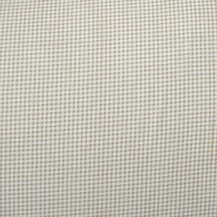 Funda de almohada de algodón 180 hilos cuadros vichy Gropat color gris piedra 100% Algodón