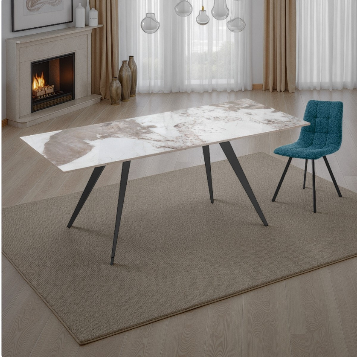 Tomasucci Table extensible MICCIU ONICE MARBLE