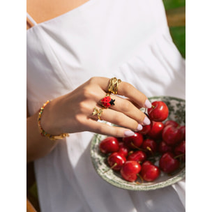 Anello Ladybug Placcato Oro