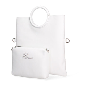 Borsa a mano da donna Made in Italy - Modello Valora Chic - 100% pelle - 29.0 x 30.0 x 1.0 cm