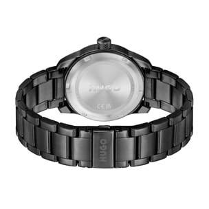 Reloj Hugo 1530333 Hombre Analogico Cuarzo con Correa de Acero inoxidable