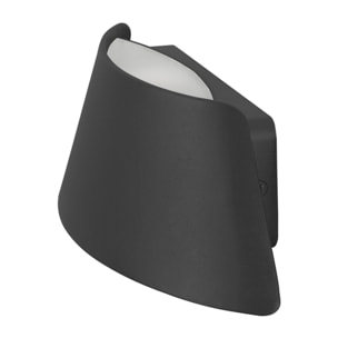 Forlight Courbe - Aplique LED Exterior para Jardín y Terraza. LED 7.2W Blanco Cálido 3000K. Con Protección para Exterior IP65.