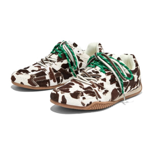 Zapatillas de Mujer Imola Cow con Estampado de Vaca D.Franklin