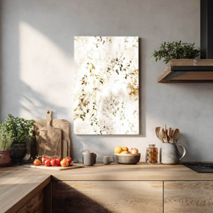 Tableau de fleurs séchées Feuillage Tableau alu Dibond