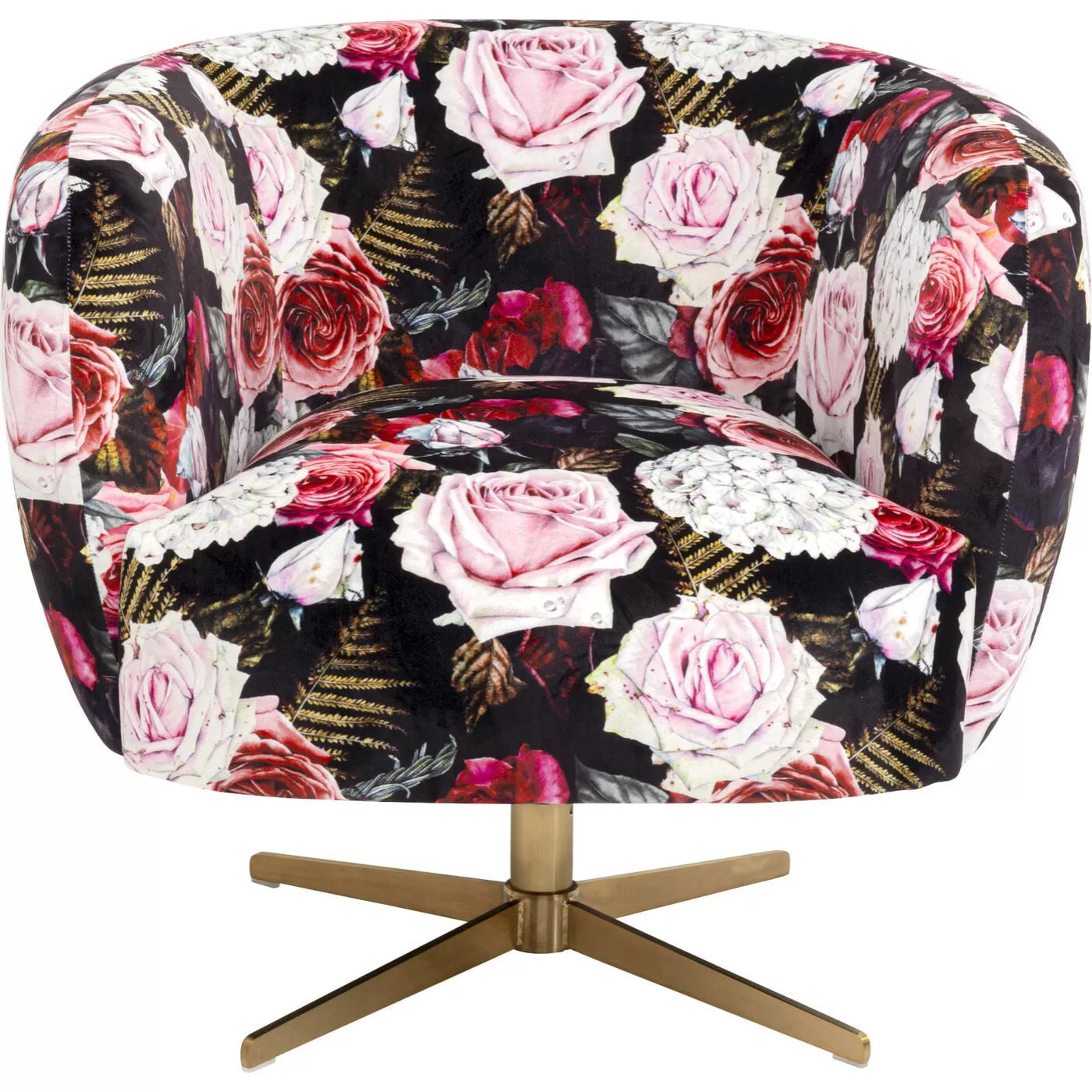 Fauteuil pivotant roses Kare Design