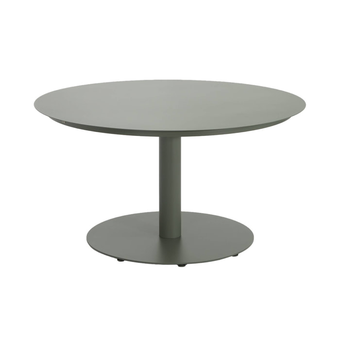 Table de jardin ronde aluminium 6 places OREVA