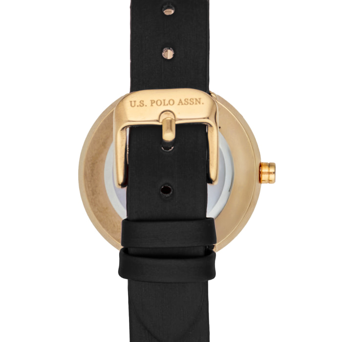 Orologio U.S. Polo Assn. con cinturino in raso