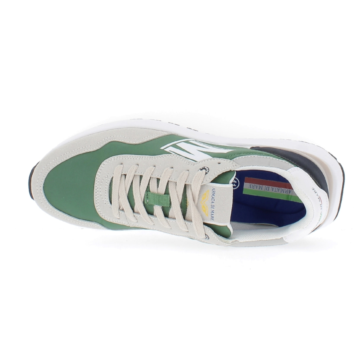 Armata di Mare Scarpe Uomo Sneakers Casual Stringate con Soletta Rimovibile in Memory Foam AMU SS23D335 Green