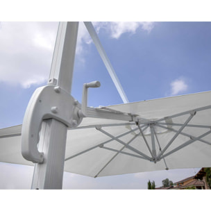 Ombrellone New Michigan Vacchetti in alluminio 2x3h2,55m senza mantovana bianco