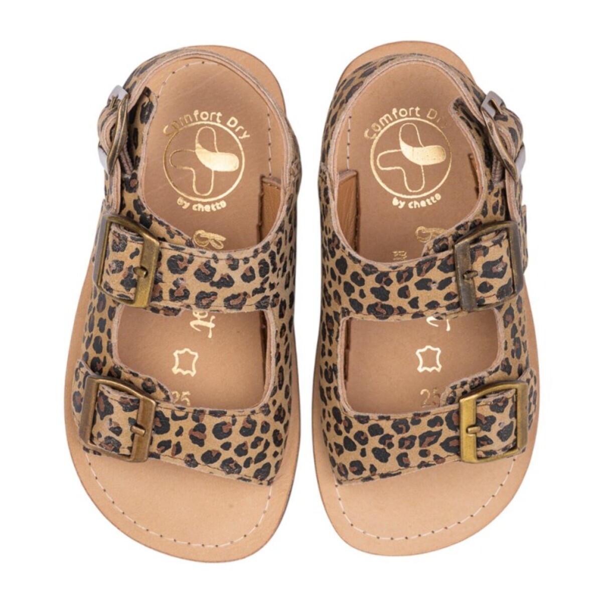 SANDALIA BAREFOOT PIEL CHETTO TIPO BIO ANIMAL PRINT