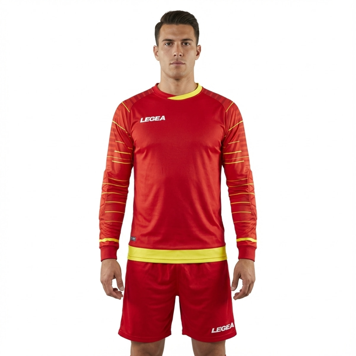 Completino da Portiere REIMS rosso verde fluo junior