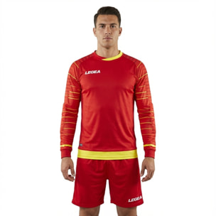 Completino da Portiere REIMS rosso verde fluo junior