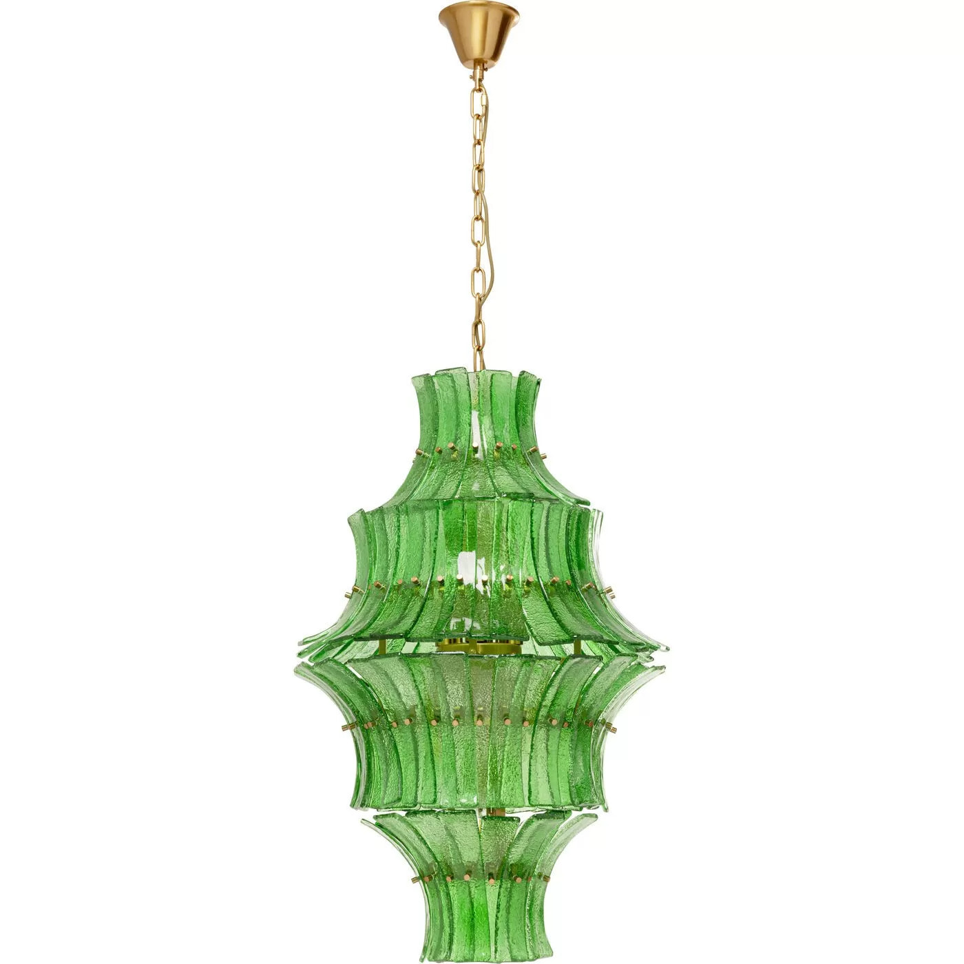 Suspension Venezia verte 53cm Kare Design