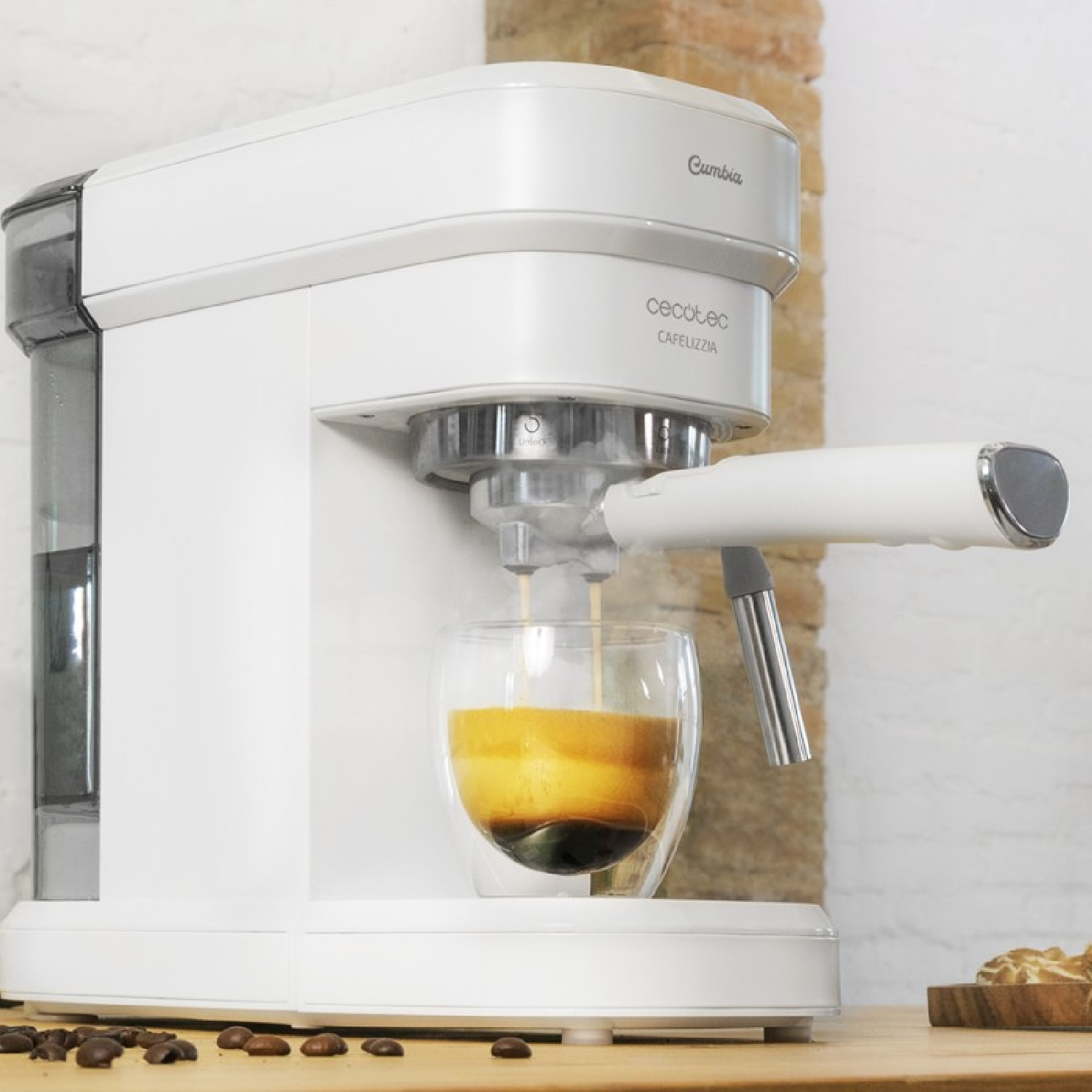 Cecotec Machine à café Cafelizzia 790 White