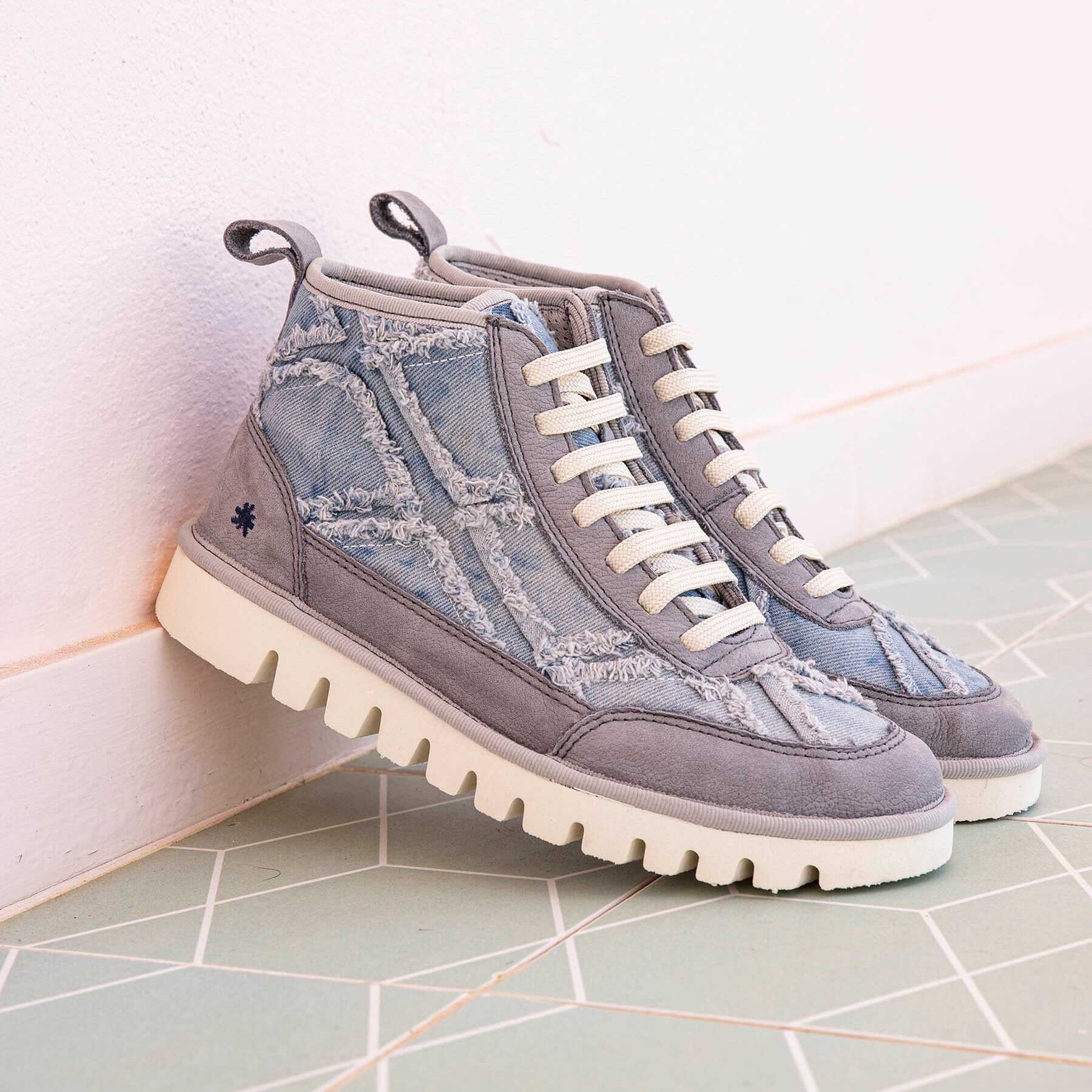 Botines 1598 JEANS WHITE/ ONTARIO color White