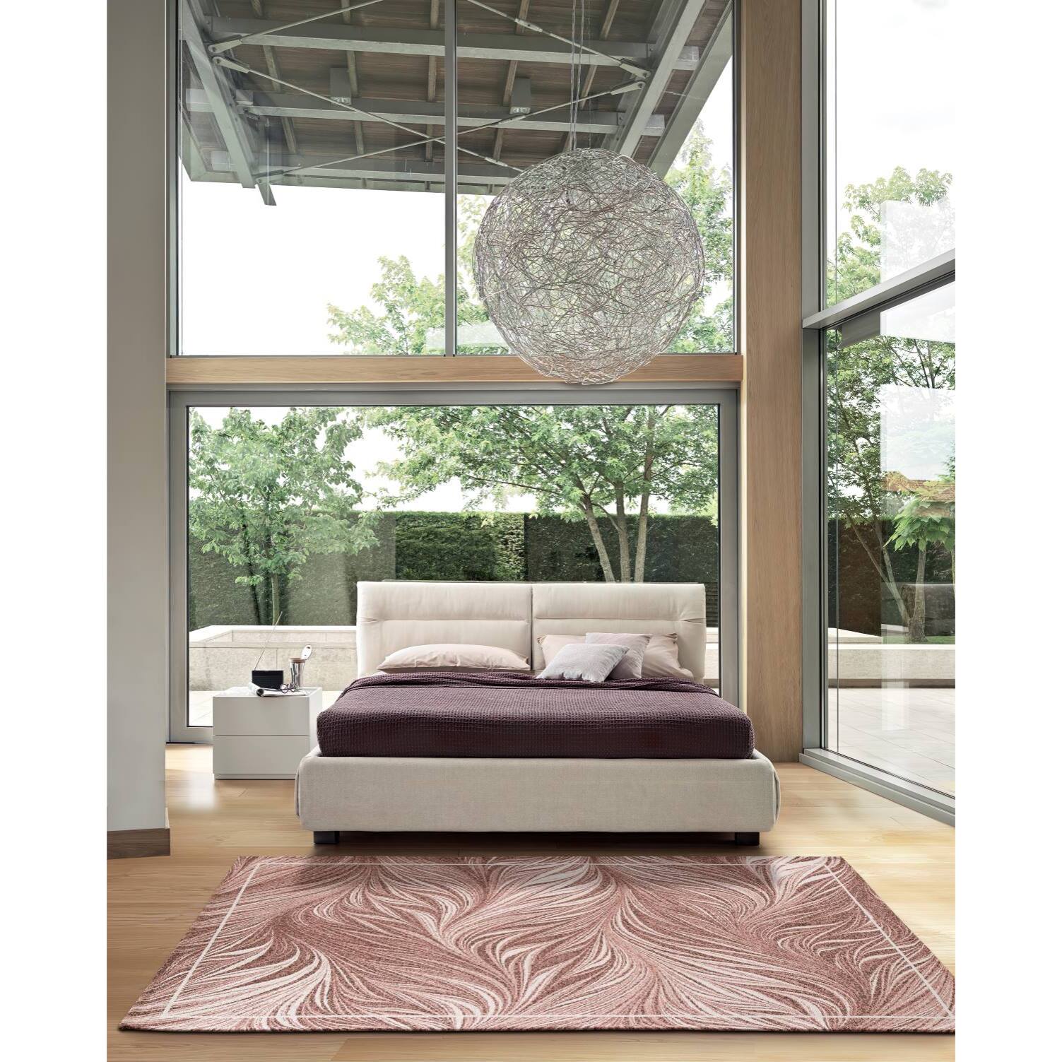 Tappeto Arredo Moderno Rosa