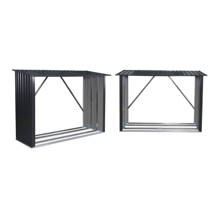 Bûcher acier galvanisé (lot de 2) EPICEA