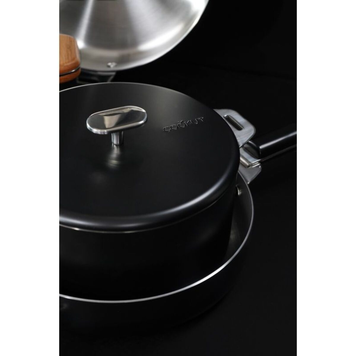 Casserole COOKUT LA MERVEILLEUSE  INOX 20CM - GRAPHITE