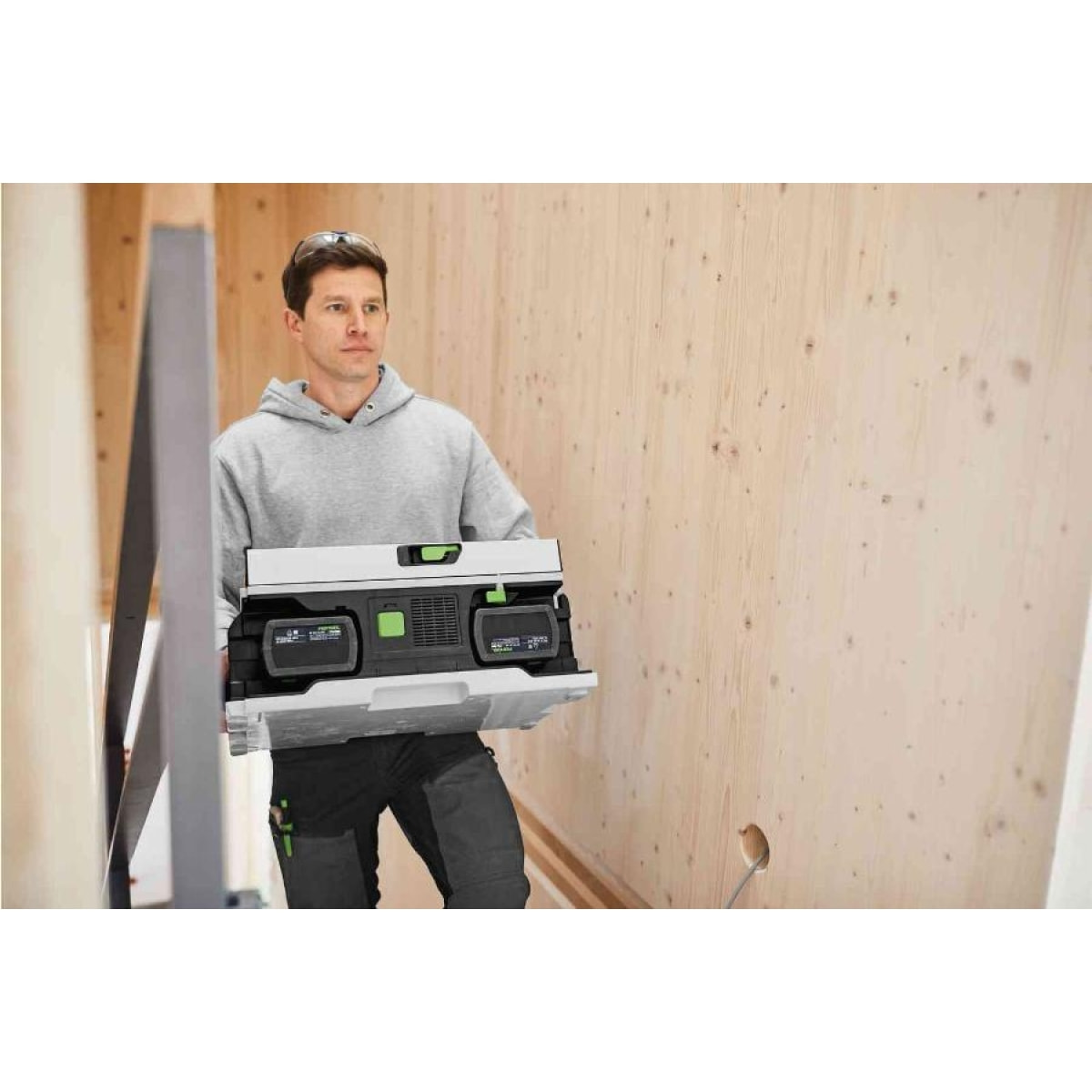 Scie circulaire sur table sans fil 36V (2x18V) VCSC SYS 50 EBI-Basic - FESTOOL - sans batterie ni chargeur - avec accessoires - 576820X18V