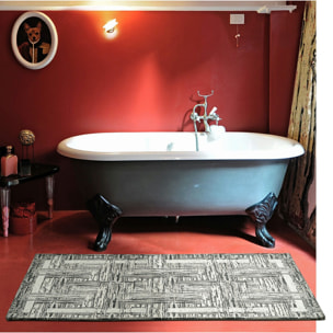 Tappeto Guida Cucina Grigio