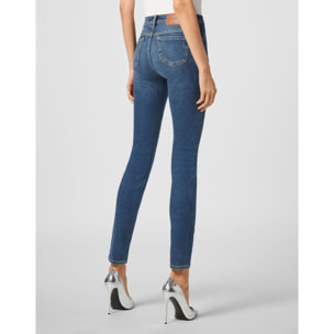 PHILIPP PLEIN Jegging de cintura alta ICONIC PLEIN