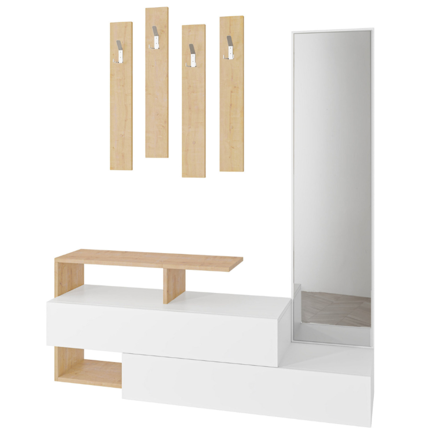 ABIDJAN - Table extensible en bois max 6 personnes