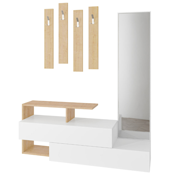 ABIDJAN - Table extensible en bois max 6 personnes