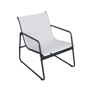 Salon de jardin en métal "Fortaleza" - 4 places - Beige