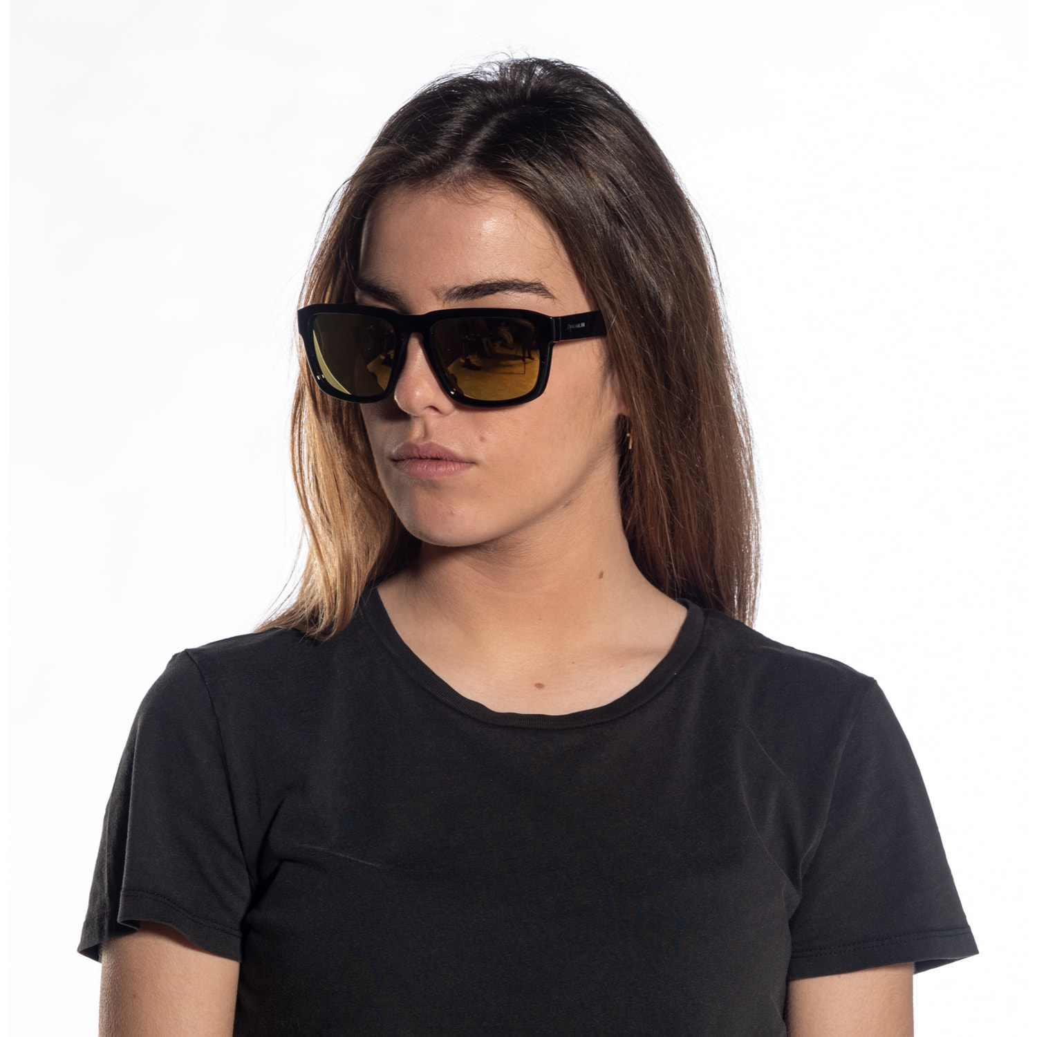 Gafas de sol PALO ALTO VERONA - Lente revo negro brillante y dorado