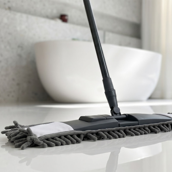 Balai mop manche extensible Microfibre 68x120cm MSV