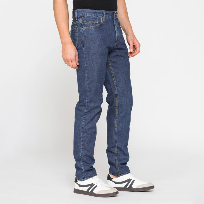 JEANS MOD. 700 REGOLARE IN DENIM FERMO LEGGERO 10,5 oz.