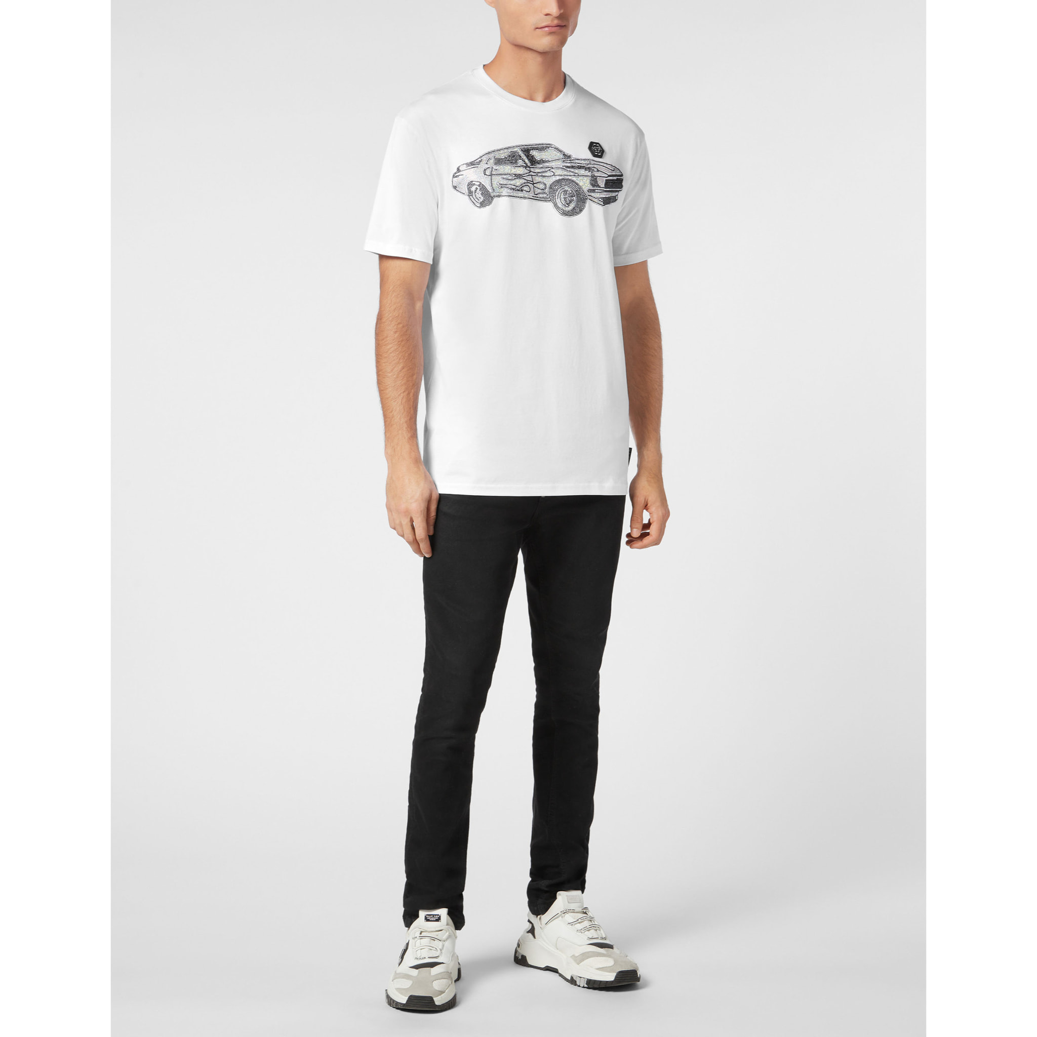 PHILIPP PLEIN Camiseta Cuello Redondo RACING