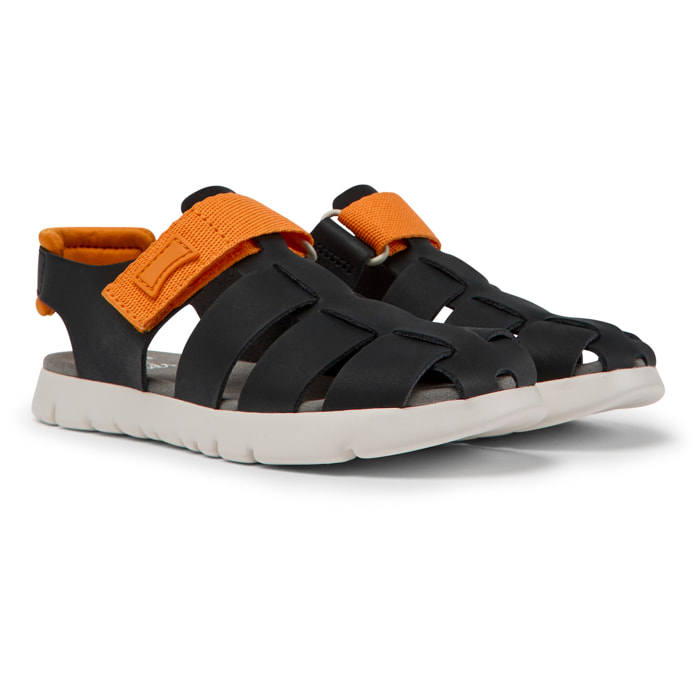 Sandali - CAMPER Oruga - Nero - Pelle/Tessuto