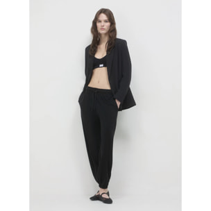 Pantalone ginnico tinta unita