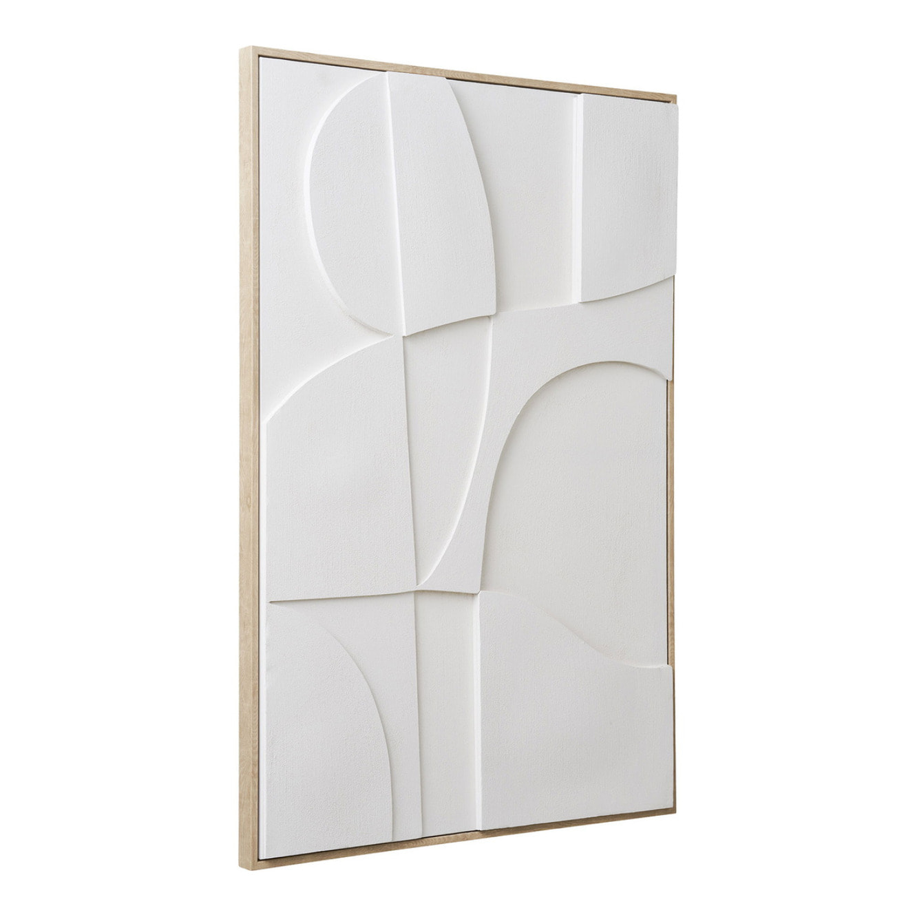 Quadro decorativo 3D Madeline No.2 in bianco 60x90 cm